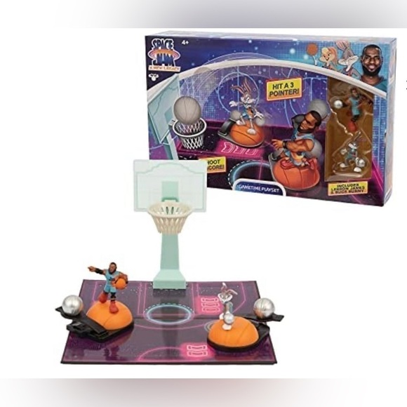GIOCHI PREZIOSI SPACE JAM NEW LEGEND PLAYSET 2 MINI FIGURE NEW IN BOX - Picture 1 of 4